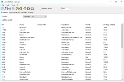 Alternate Task Manager screenshot